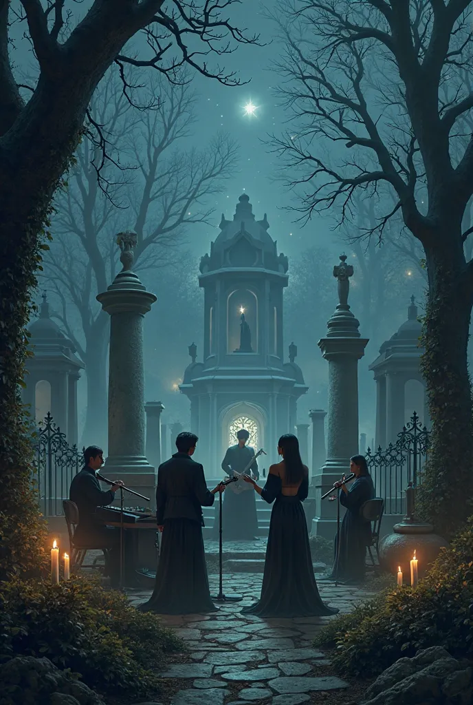 A concert in a graveyard