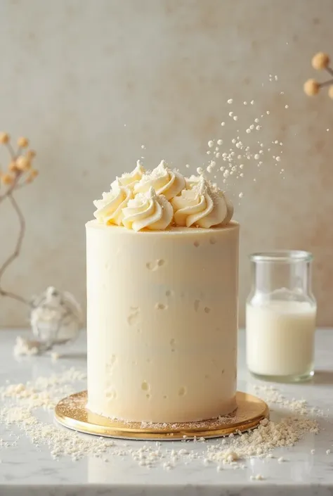 The design contains milk to make the most delicious and delicious cake