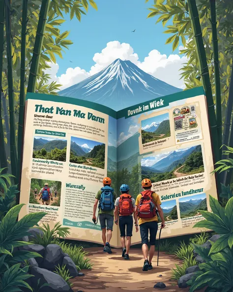 Pamplet open trip to Slamet mountain via Bambang 6-8