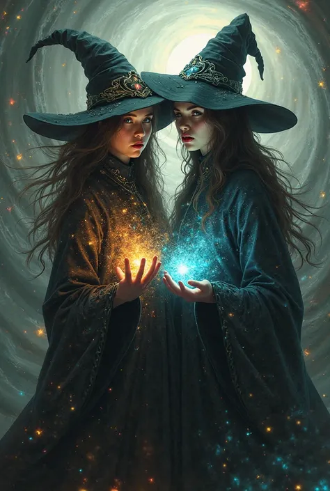 Two magical twins and witches that are different from each other