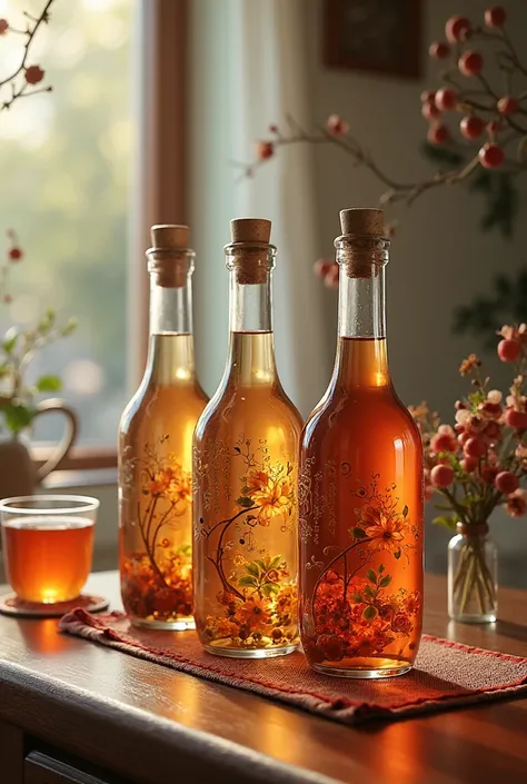 Generate tea bottles