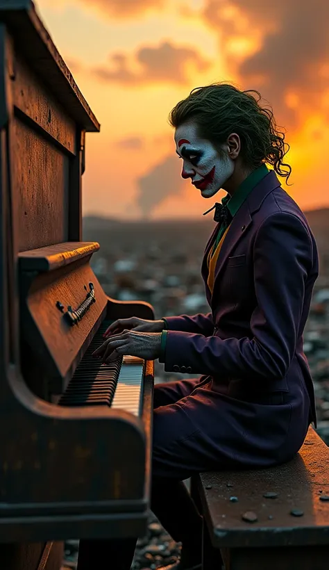 Here's the revised description, guaranteeing it to be **a Harlequin** and not the Joker:
** Image Description :**
"A hyper...