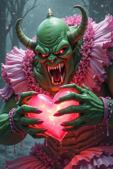 The Green Orc Assassin, slurps up the ferocious Cure Heart、Digested
Furthermore, Doki Doki!!Wear Pretty Cure's Cure Heart cost...