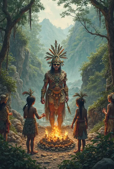 And an indigenous themed ritual