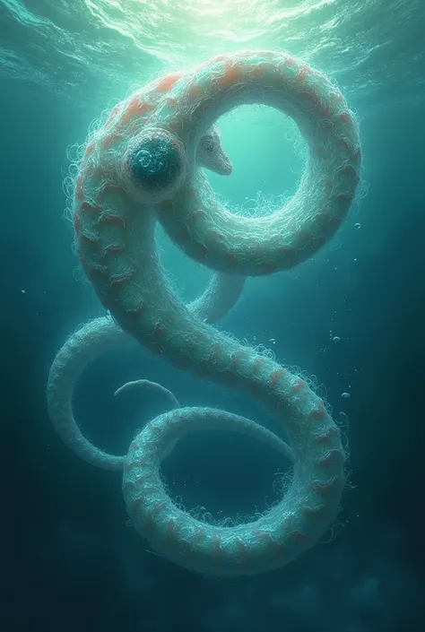 That the tentacles move and the sea moves