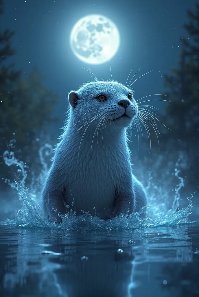 A spirit otter related to water and without many details 