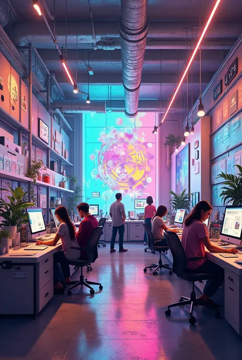 Generate an image for graphics design studio