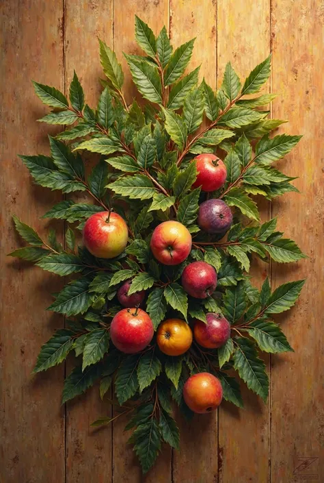 Jewish sprig with fruit