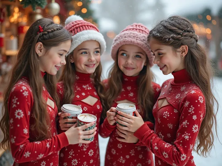 in a -friendly environment,back,Four cute 13yo k girls beautifully diverse each one with her absolutely unqiquely identifying ch...