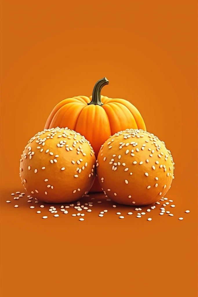 Create a logo named: KALABUCHI. It is sesame balls made with kalabasa