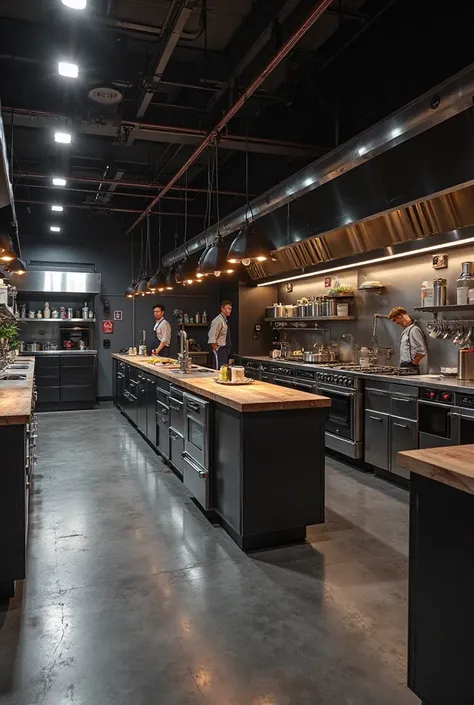 I want a space divided into 6 and the spaces are equipped kitchen spaces to rent to entrepreneurs what this model is called Dark...