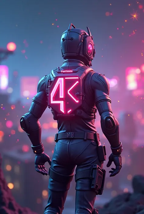I just want the name Fortnite and the 4K symbol on the side