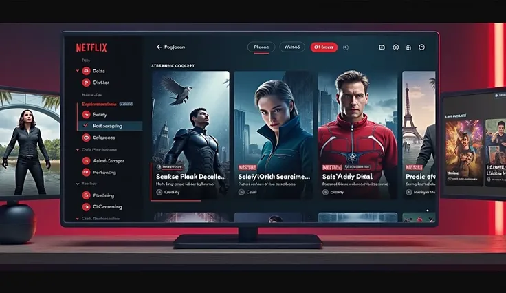 Series streaming interface