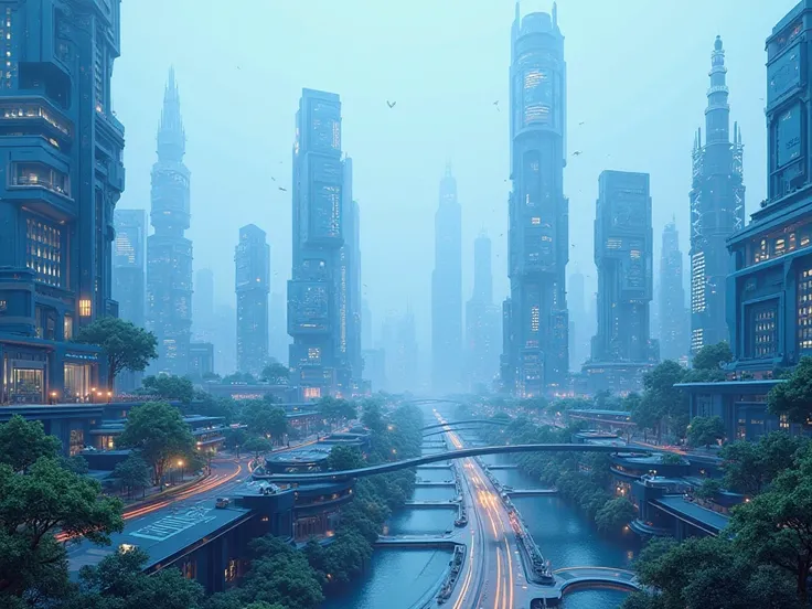 City of ai blue theme