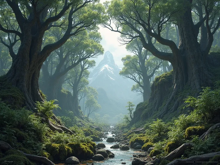 Chilean Pagatonia wild forest