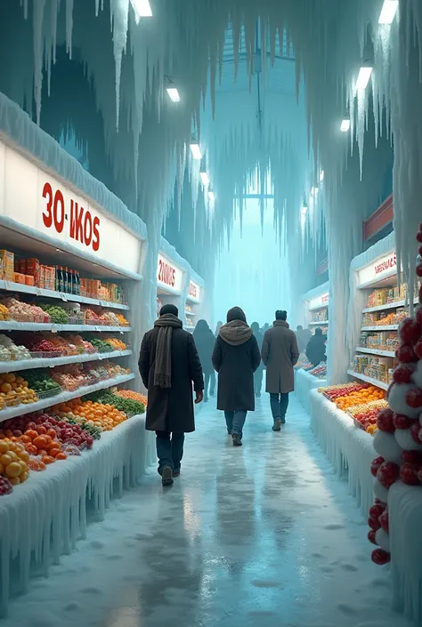 Frozen supermarkets with Portuguese prices
