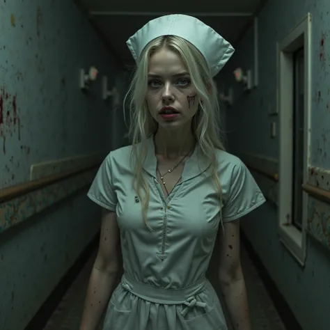Nurse appearance、MulHeres com seios grandes, H. p. Lovecraft、Hellraiser、Deus de CtHulHu 、 translucent skin , ((Fallen teeth)),Vi...