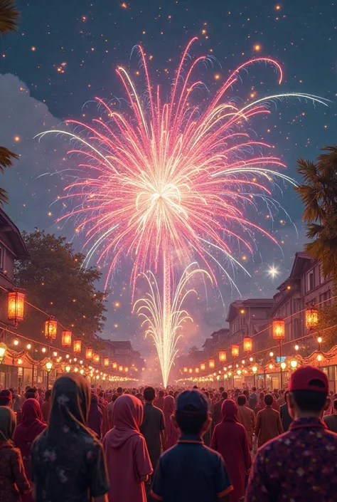 Hari raya fireworks
