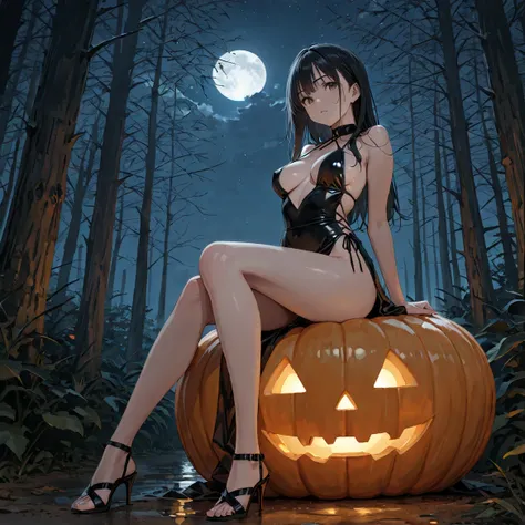 masterpiece, absurdres, amazing quality, best quality, 1girl, long black hair, brown eyes, medium breasts, slender, high quality...