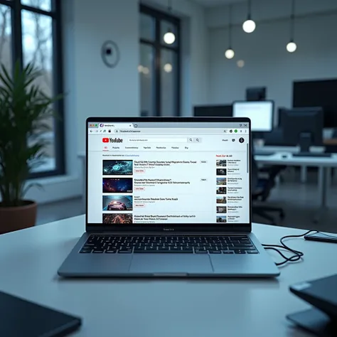 Youtube search "NEEV 4.0" On laptop
