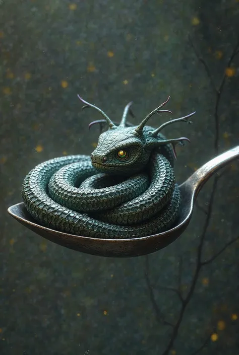 Another extra erestre with scales in a spoon