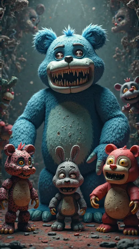 Personagens de pop playtime huggy wuggy