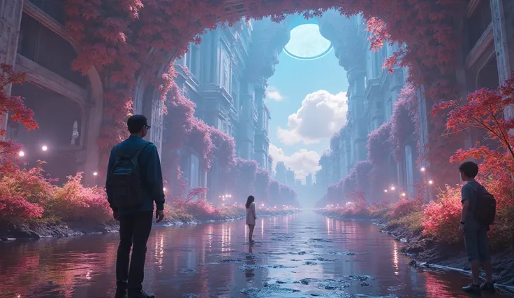 AI-powered virtual reality (VR) experiences for entertainment.