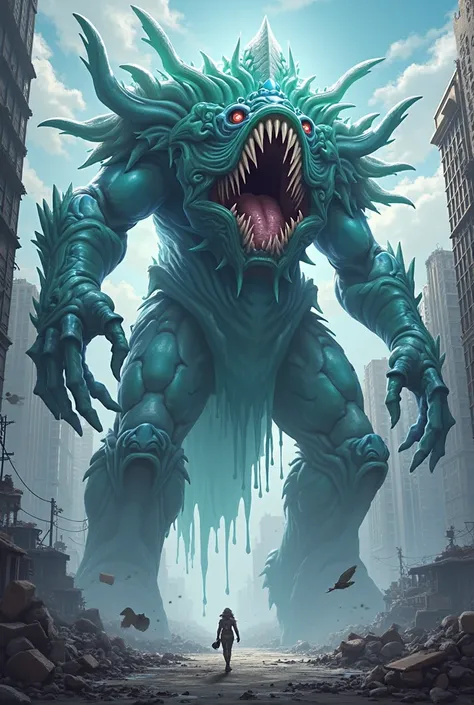 Mobile legend hero Gloo fuse with Kaiju no 8