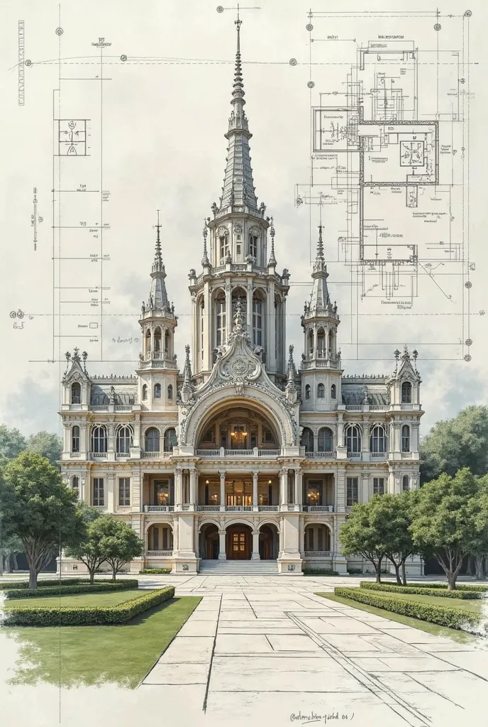 But let it be architectural drawing