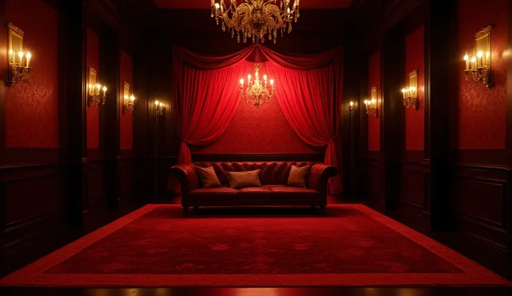 A luxurious and sensual background designed for an adult content creator. The scene features a dark, moody atmosphere with deep ...