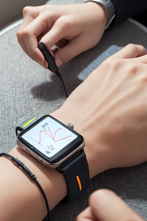 ECG measures electrocardiography, like an expensive smartwatch