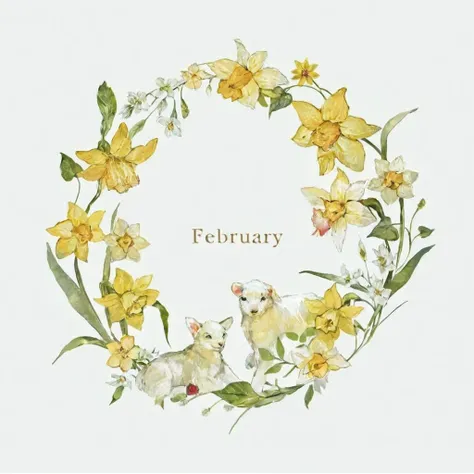 white daffodil strawberry