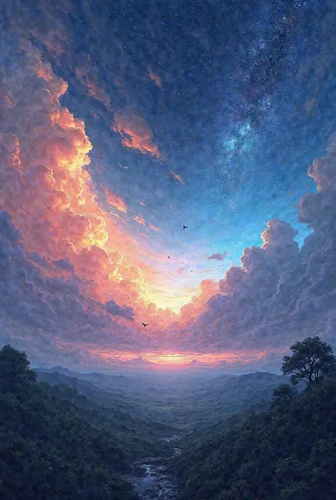 And it called daylight, And the darkness called night