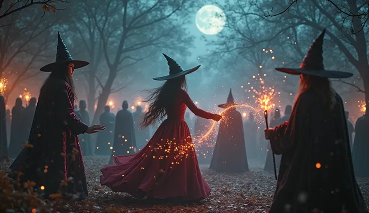 (best quality,4k,8K,highres,Masterpiece:1.2),light,(realistic,photorealistic,photo-realistic:1.37),enchanted spectators, (nhuge ...