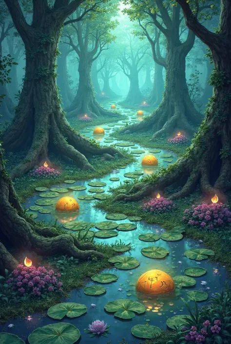 GENERATE A PRINTABLE SUM SWAMP-LIKE GAME, with road , Casillas, Some numbers between 1 and 6, a beginning and end