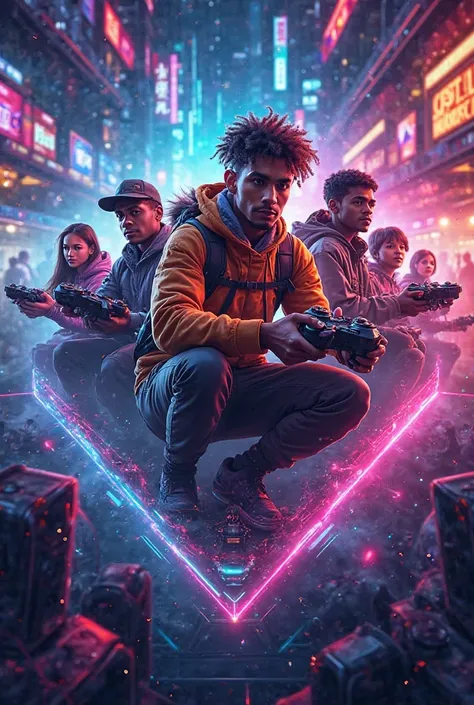 Banner of a gaming center
