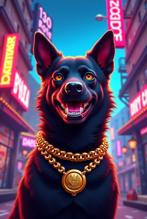 Make me a cover for a reggaeton for dirty dog but don't make people do something like dark colors or like that