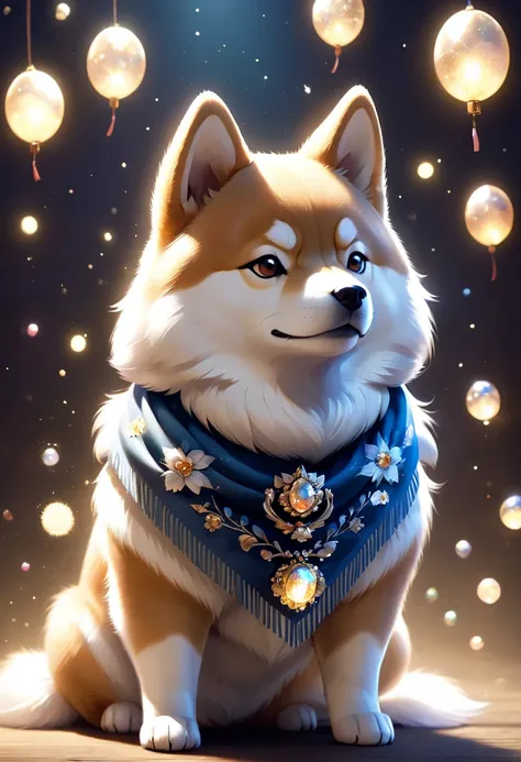 cowboy:((Shiba Inu)), cowboyの衣装: details, cowboyハット,scarf,gunman,western background,複雑な details,Beautiful light and dark,hard b...