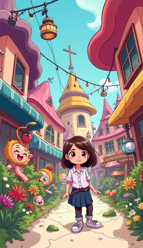 cartoon style