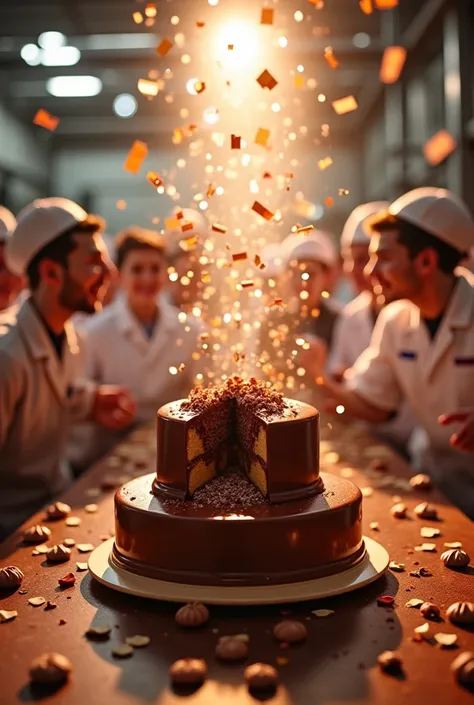I want a video. The time is a minute
Molten Nutella cake is announced. The time is one minute in the Nutella factory and peopl...