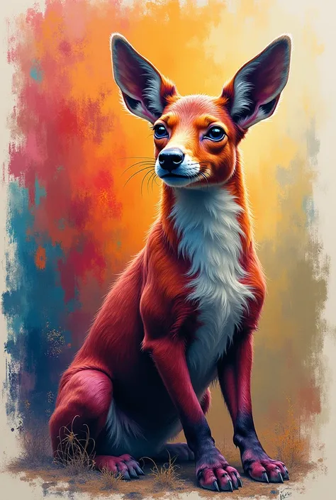 Animal color drawing