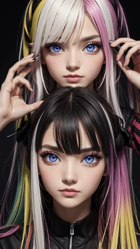 Multicolored eyes