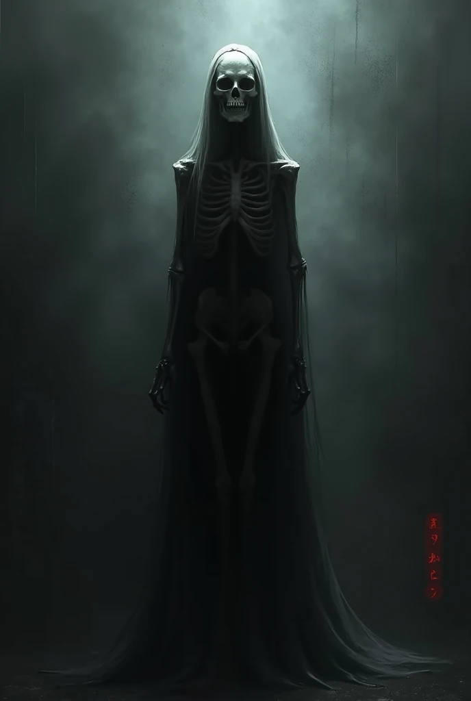 emaciated silouhette black