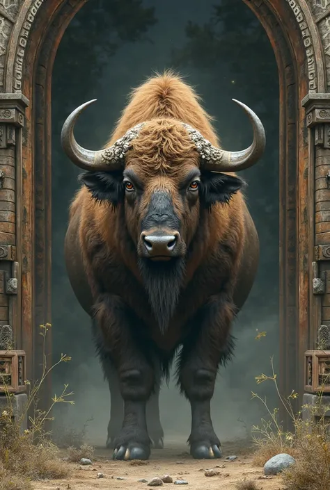 A buffalo + uma porta, not so realistic