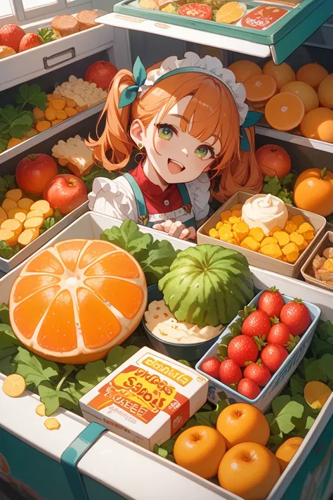 Please make a lunch box that includes the following foods.
Separate each food item and place them in a lunch box.
Please do not ...