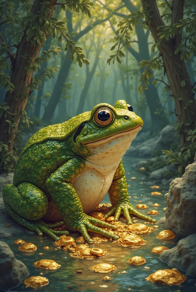 The Golden Frog was in a distant kingdom a simple guy named Ivan {x {x. He worked in the morning before night, was honest and ki...