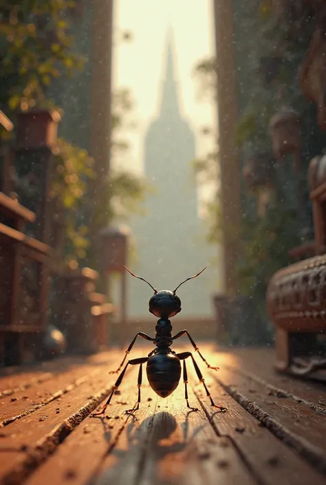 The ant comes to your house
