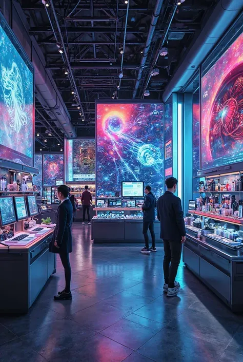 image. Electronic store for sale posters
