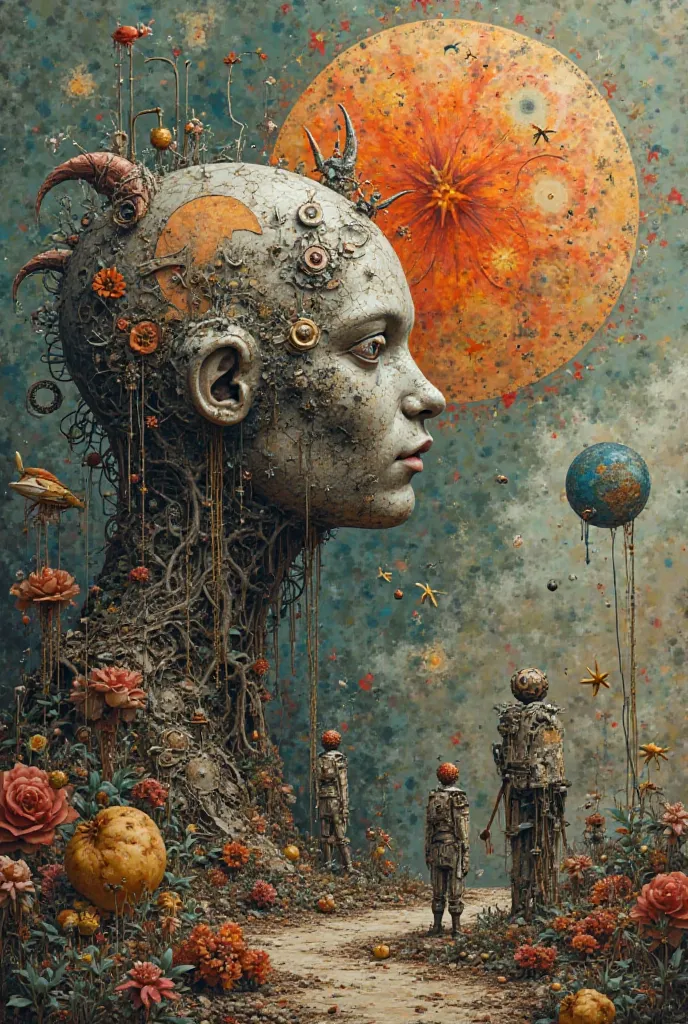 Create a picture of Dadaism style like Max Ernst
