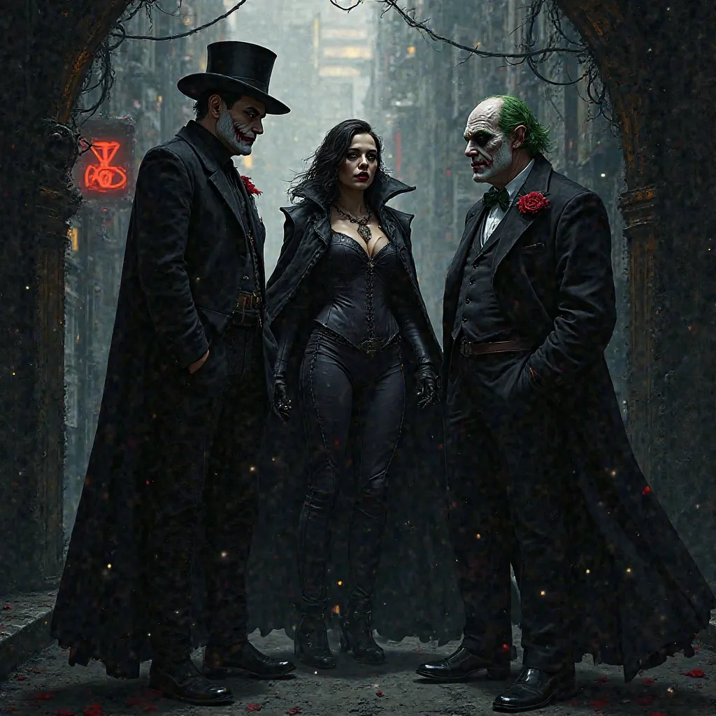 Coringa, charada, Oswald Cobblepot, Devising a plan